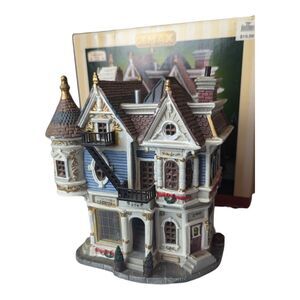 Lemax Caddington Village Row House Apartments Curio Shop Christmas Village